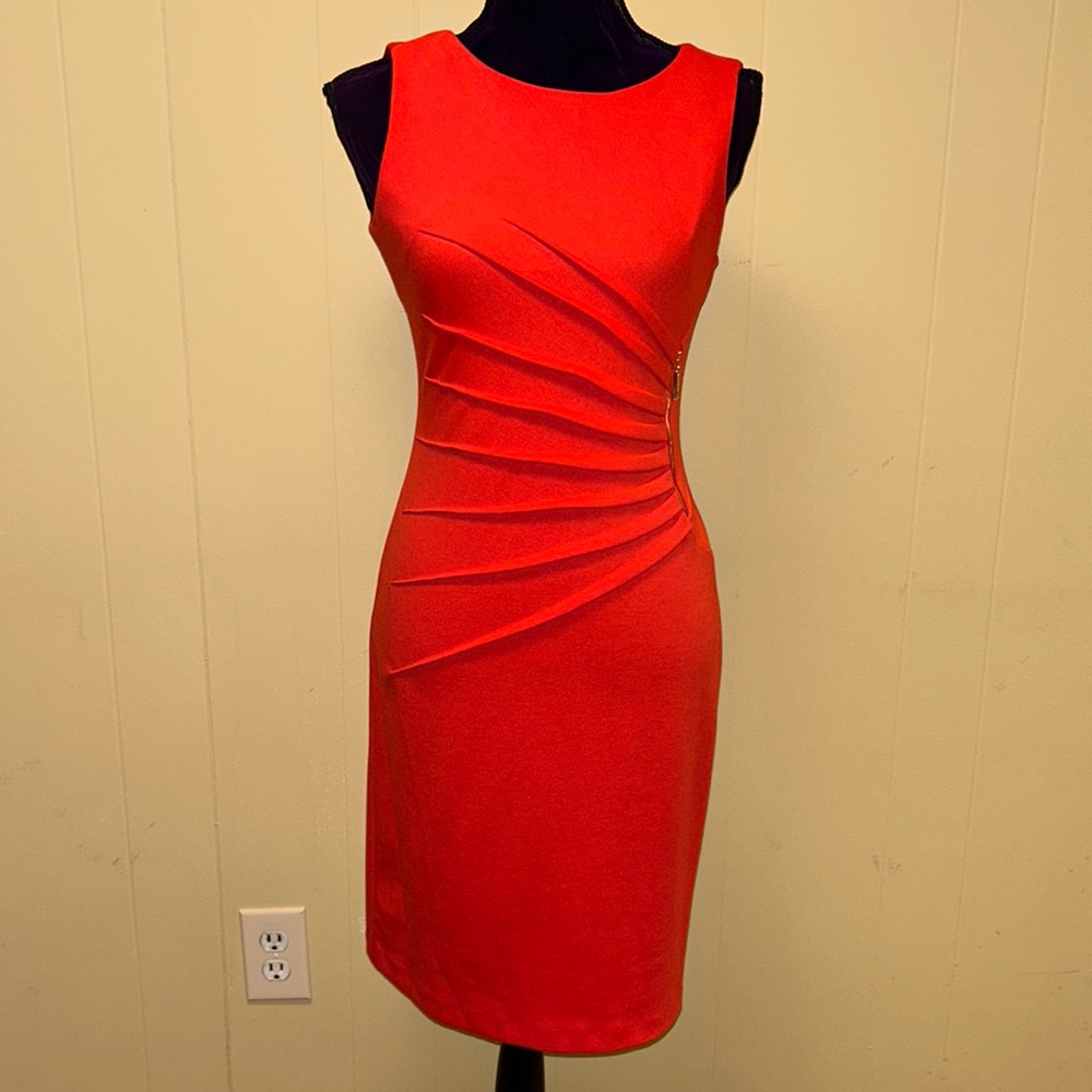 Salmon Ivanka Trump Dress